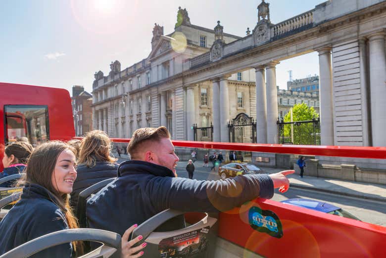 A bordo dell'autobus turistico City Sightseeing